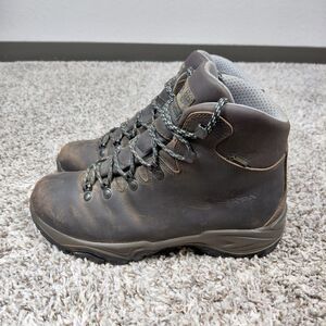 Scarpa Gore-Tex Boots Mens 7.5 Womens 8.5 Brown Leather GTX Hiking Outdoor